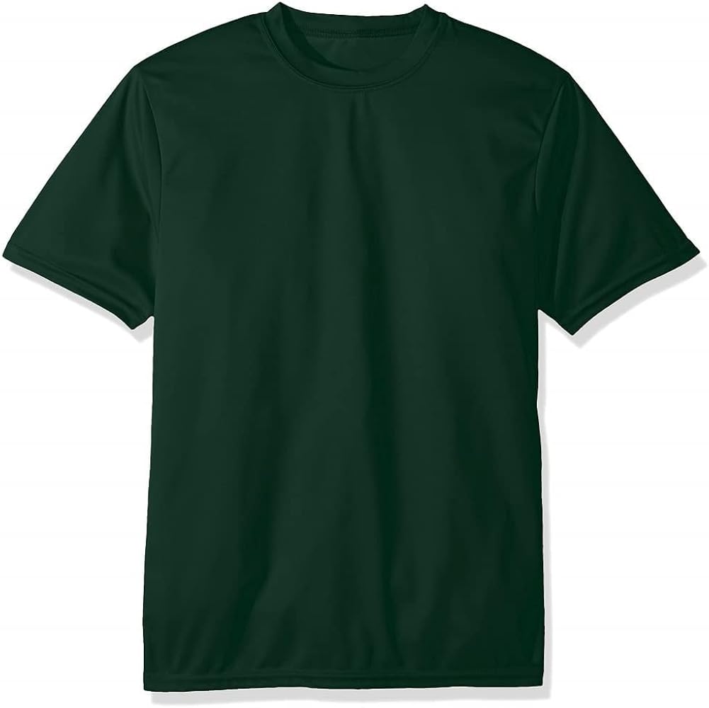 Augusta Sportswear Boys Wicking Tee T-Shirt, Dark Green, X-Small US