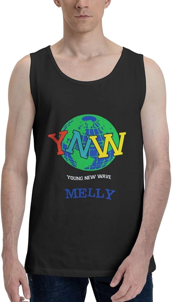 Tank Top Men's Summer Sleeveless Tee Cool Workout Swim Beach Shirts for Bodybuilding Gym Fitness Training