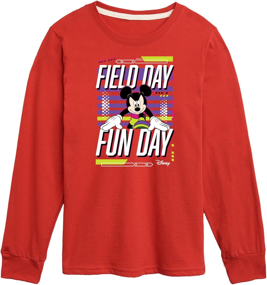 Disney Field Day Fun Day - Toddler and Youth Long Sleeve Graphic T-Shirt