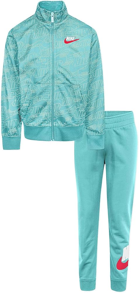 Nike Boy's Logo Tricot Set (Toddler/Little Kids) Washed Teal 6 Little Kid