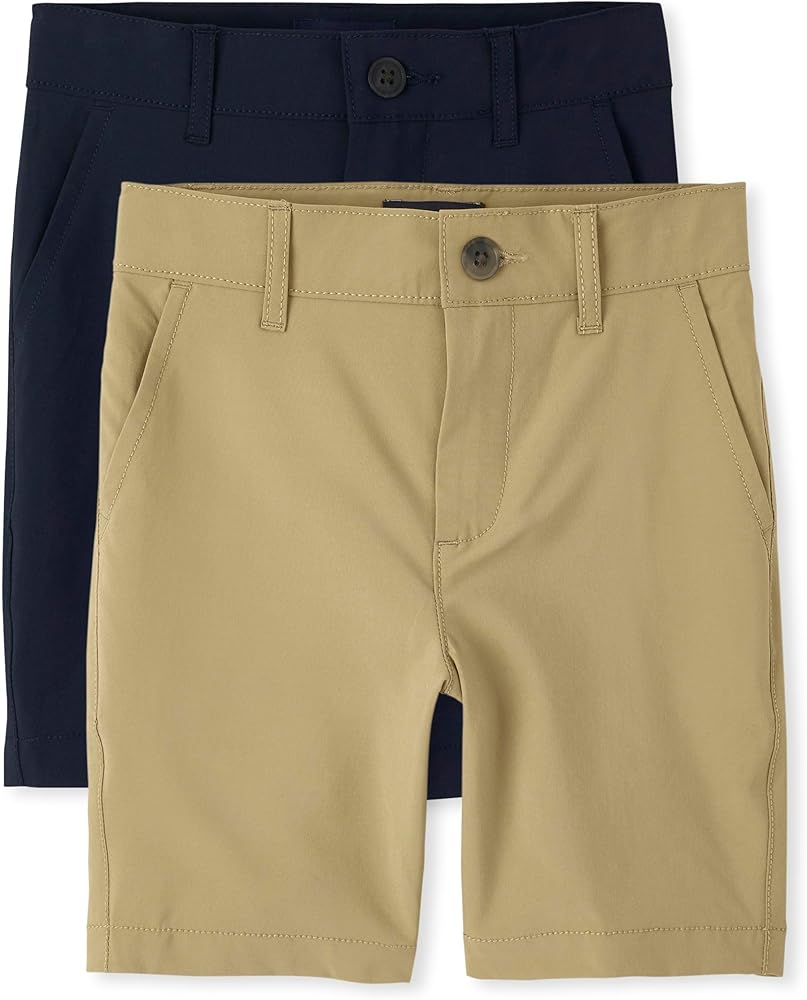 The Children's Place Boys' Uniform Quick Dry Chino Shorts