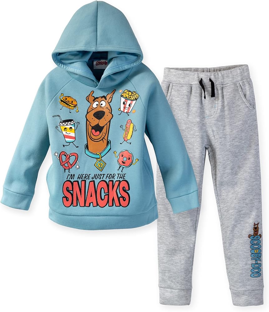 Scooby-Doo Fleece Jogger Pullover Hoodie & Pants Set