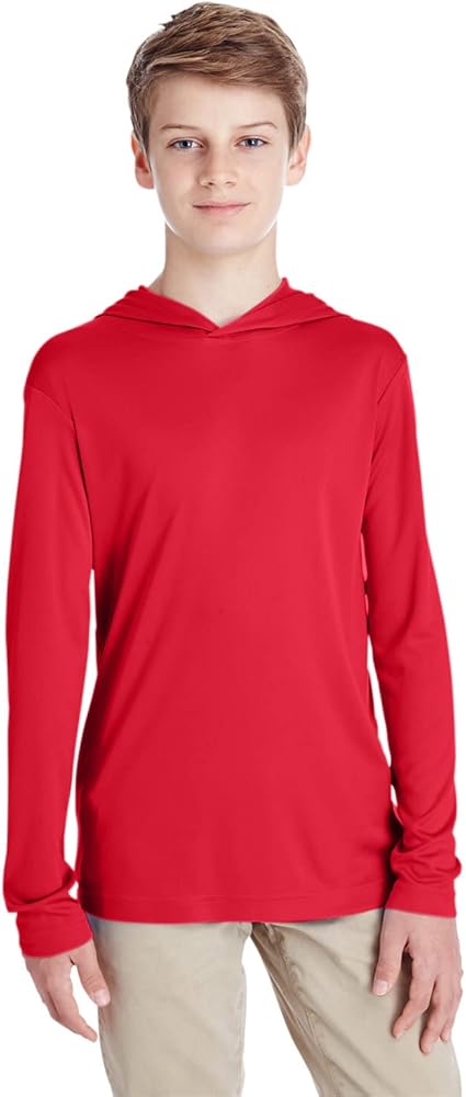 Team 365 Youth Zone Performance Hoodie L SPORT RED