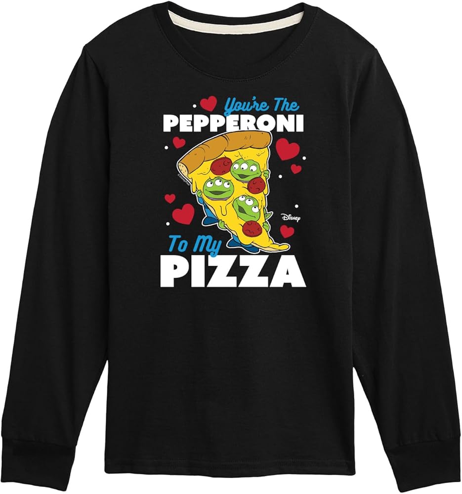 Disney Toy Story - You're The Pepperoni to My Pizza - Toddler and Youth Long Sleeve Graphic T-Shirt