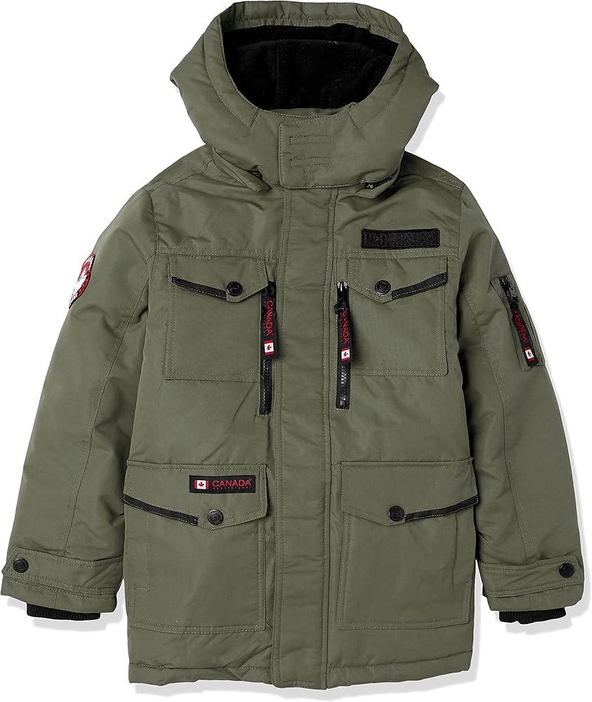 CANADA WEATHER GEAR Boys' Classic Insulated Parka Jacket