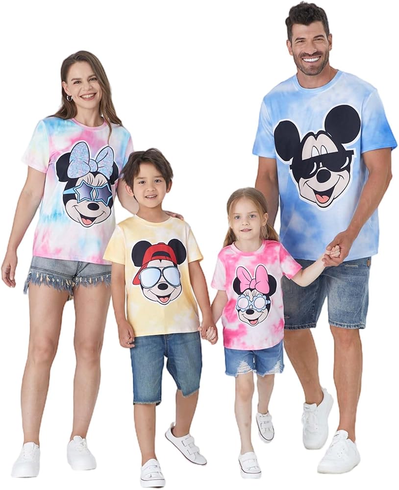 Disney Mickey and Friends Family Matching Classic T-Shirt Personalized Family Outfit