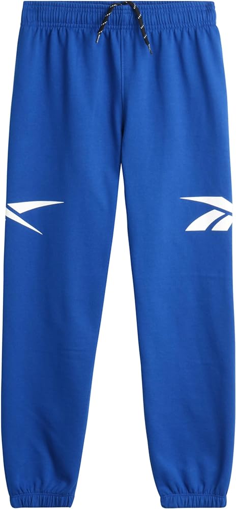 Reebok Boys' Active Pants - Performance Fleece Joggers for Boys - Kids Lightweight Warm Up Track Pants (8-20)