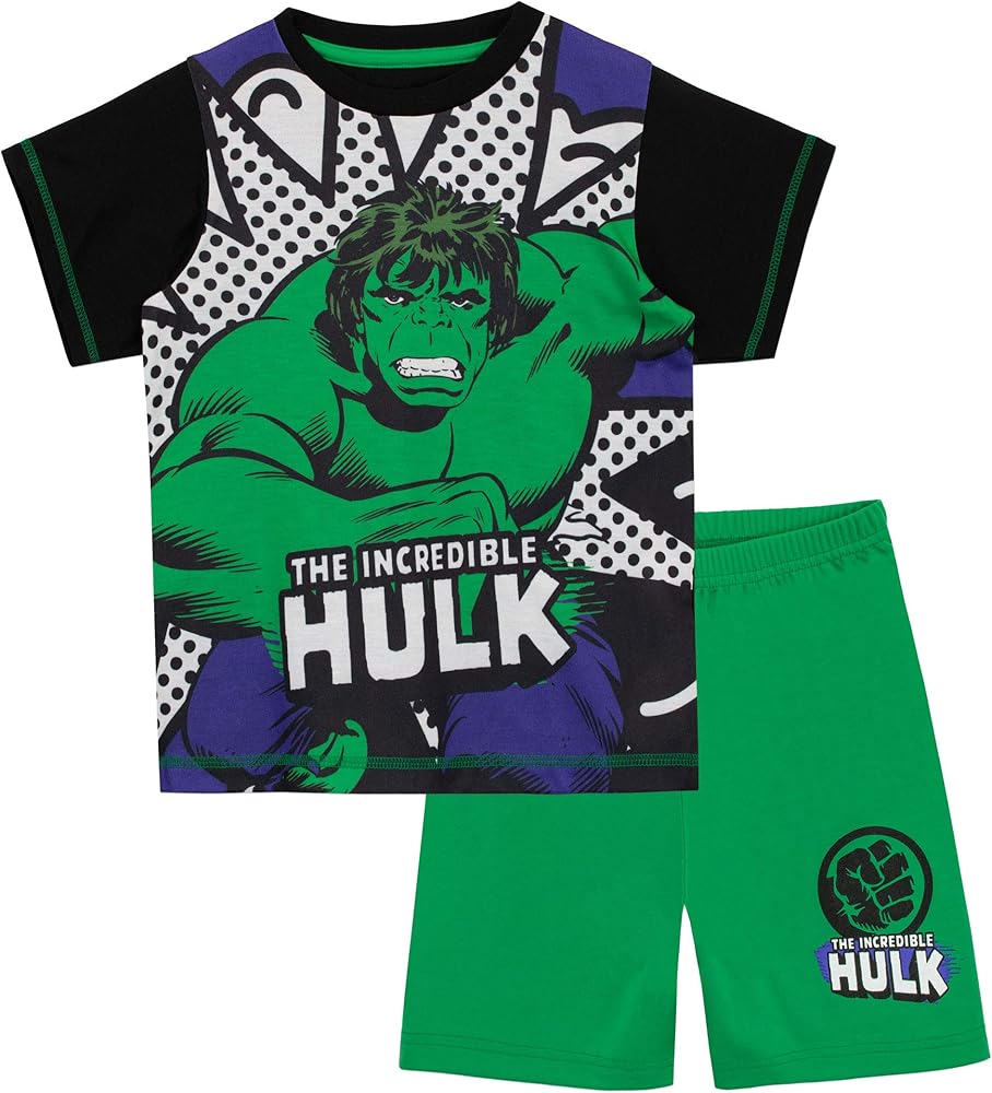 Marvel Boys' The Incredible Hulk Pajamas