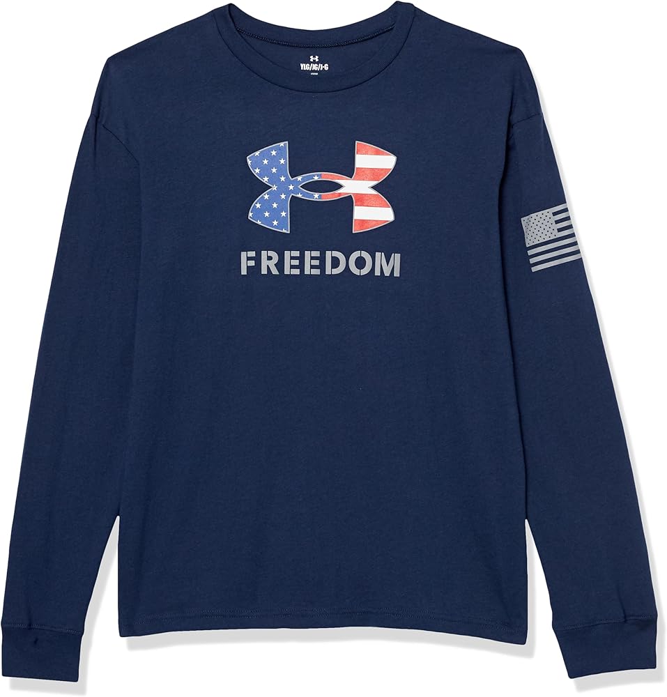 Under Armour Boys' Freedom Logo Long Sleeve