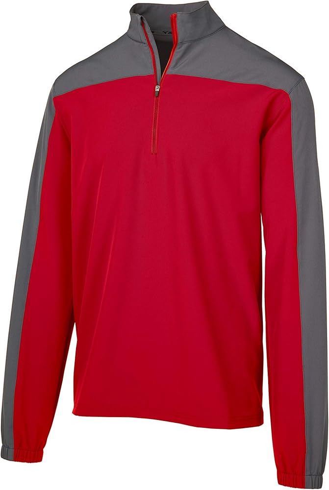 Mizuno Boys Comp Long Sleeve Batting Jacket, Red-shade, X-Large US