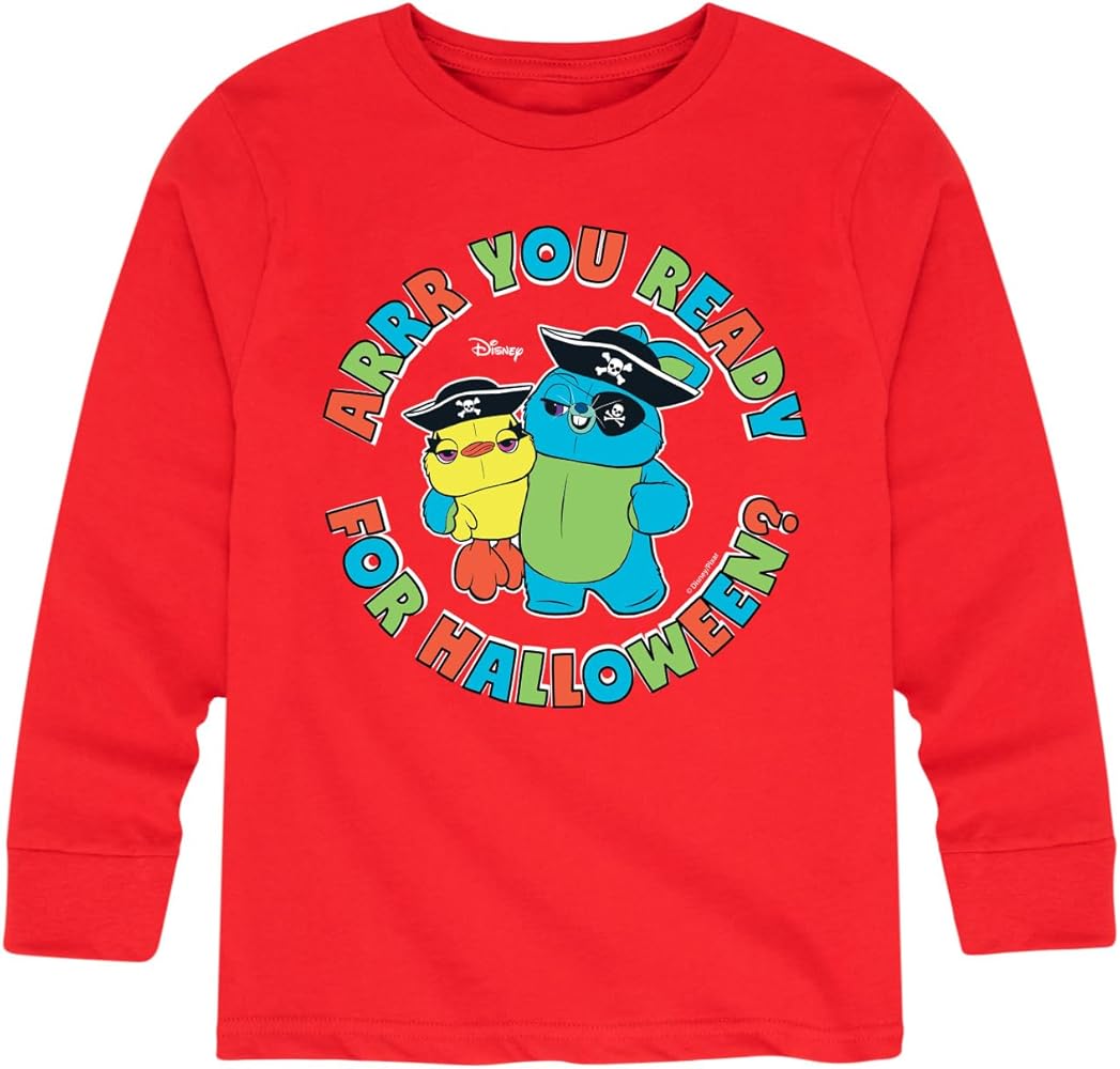 Disney Toy Story - Arrr You Ready for Halloween - Toddler and Youth Long Sleeve Graphic T-Shirt