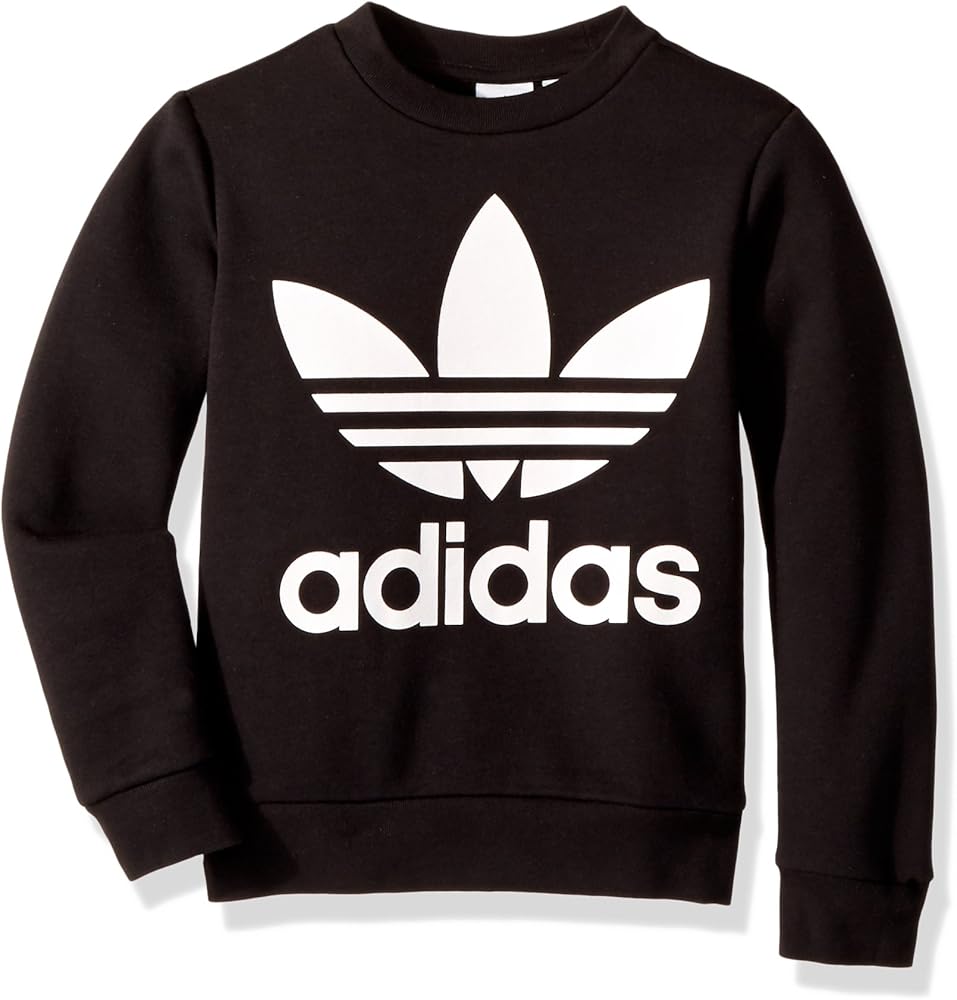 adidas Originals Boys' Little Trefoil Crew