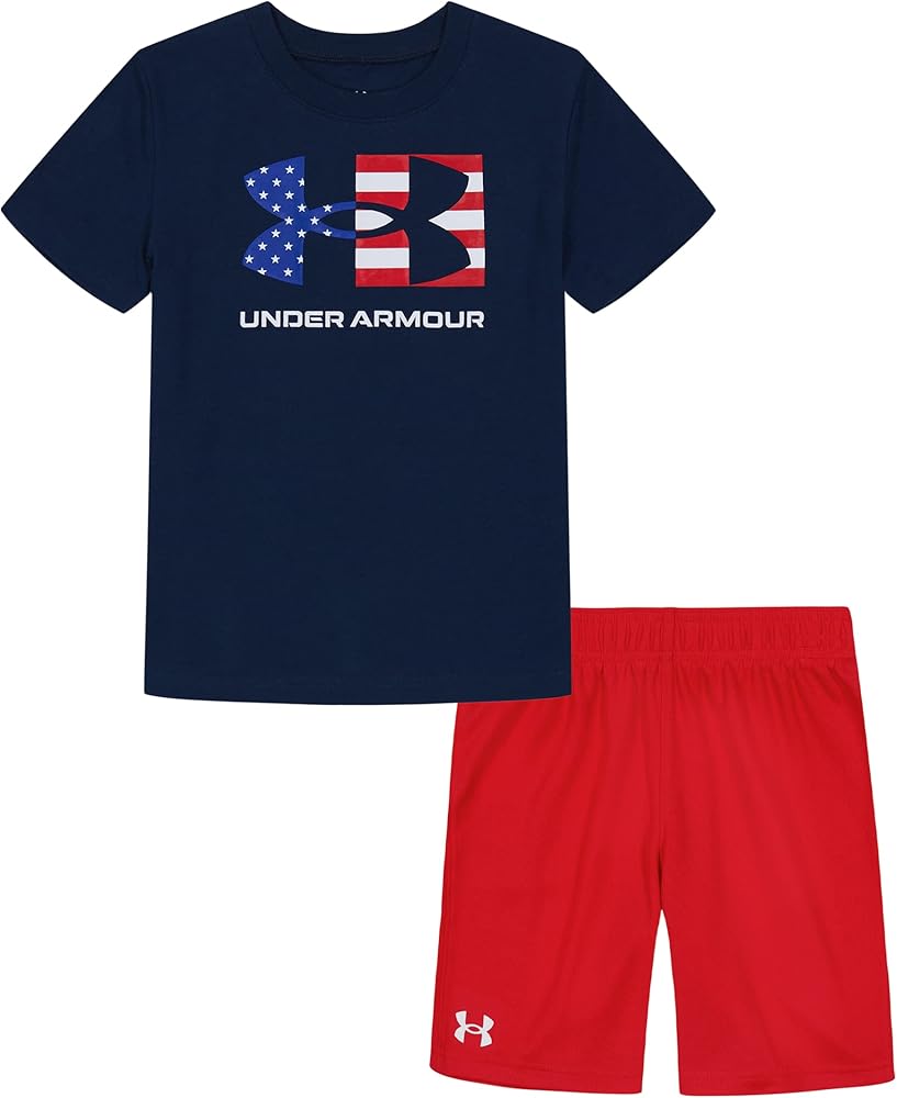 Under Armour boys Outdoor Set, Cohesive Pants Or Shorts & Top