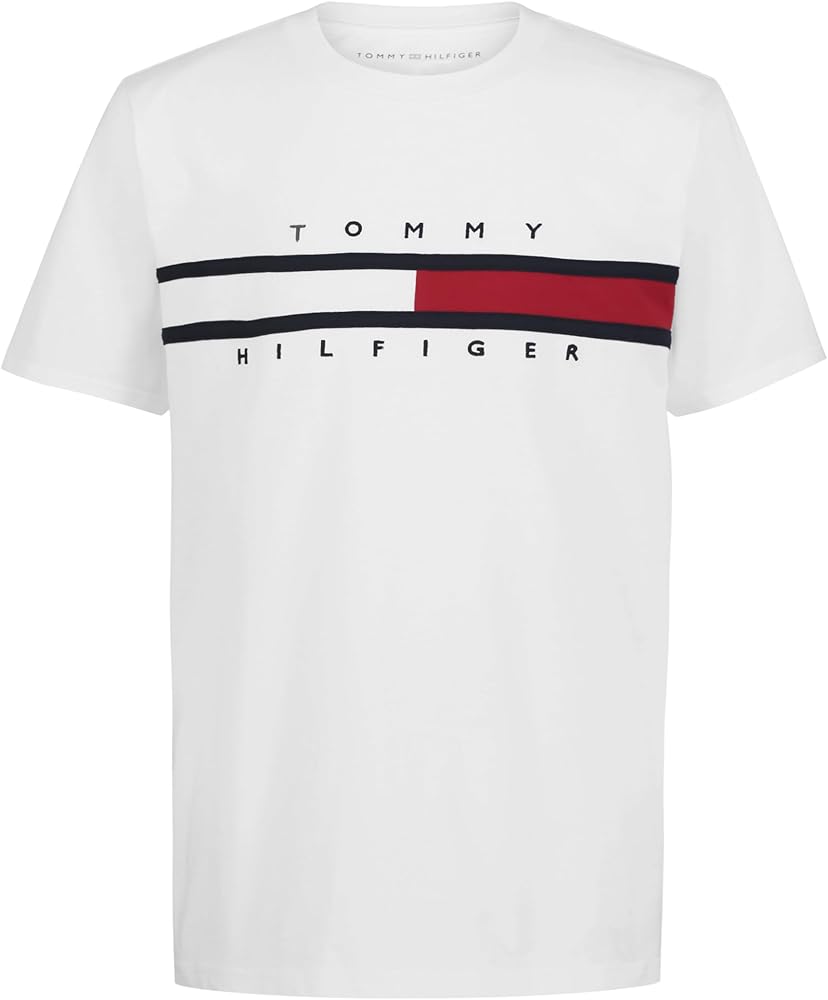 Tommy Hilfiger Boy's Short Sleeve Flag Crew Neck T-shirt